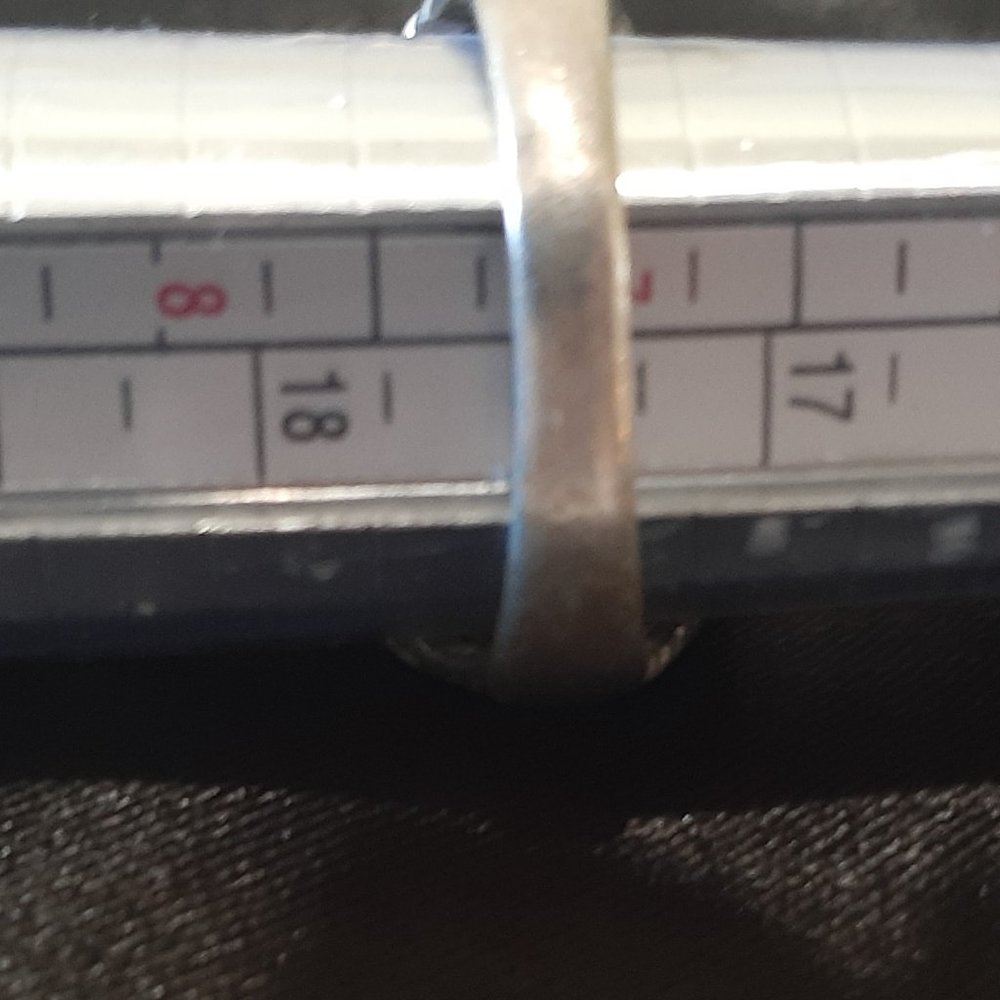 Sterling Ring with Rhinestone - Picture 10 of 10